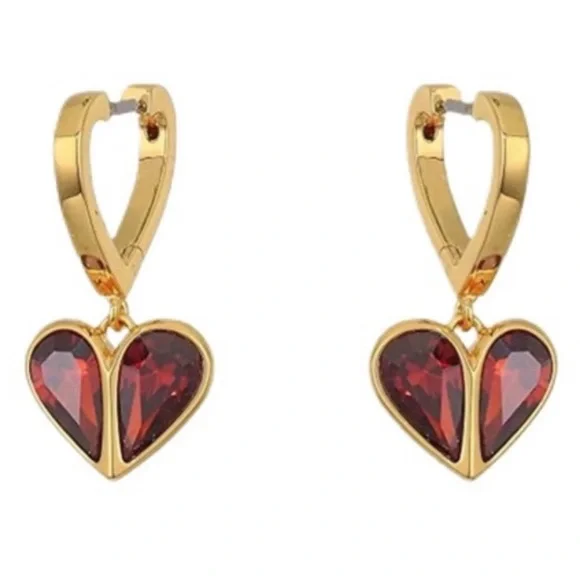 kate spade Jewelry Kate Spade Rock Solid Dangle Hoop Huggies